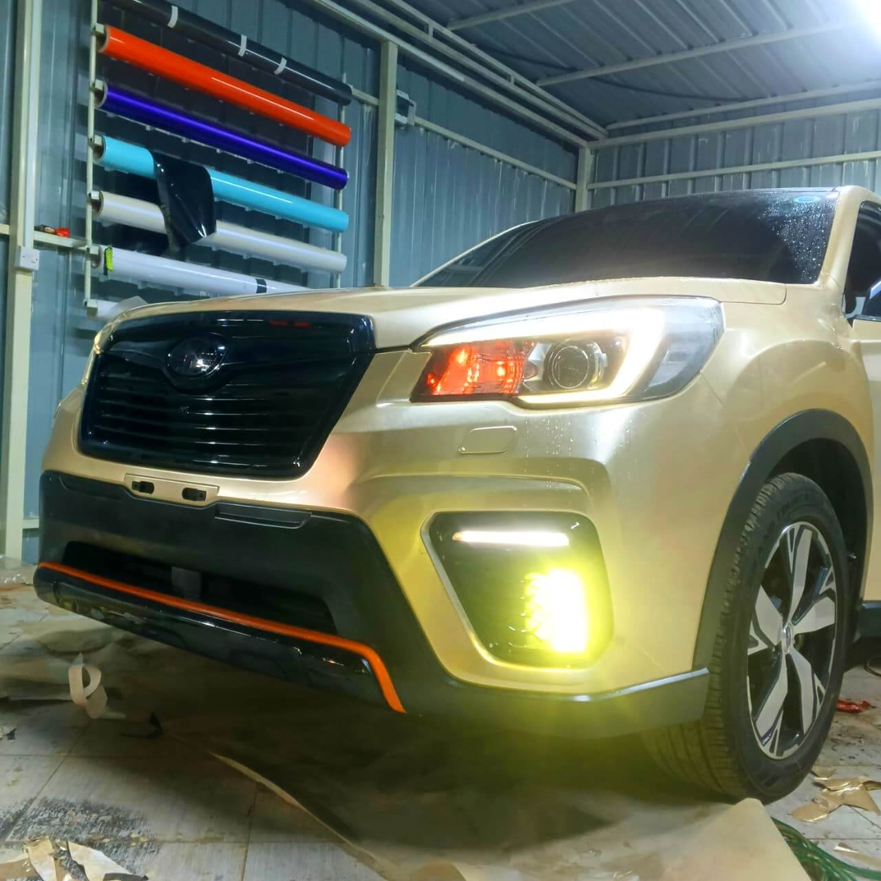 Subaru after chrome delete